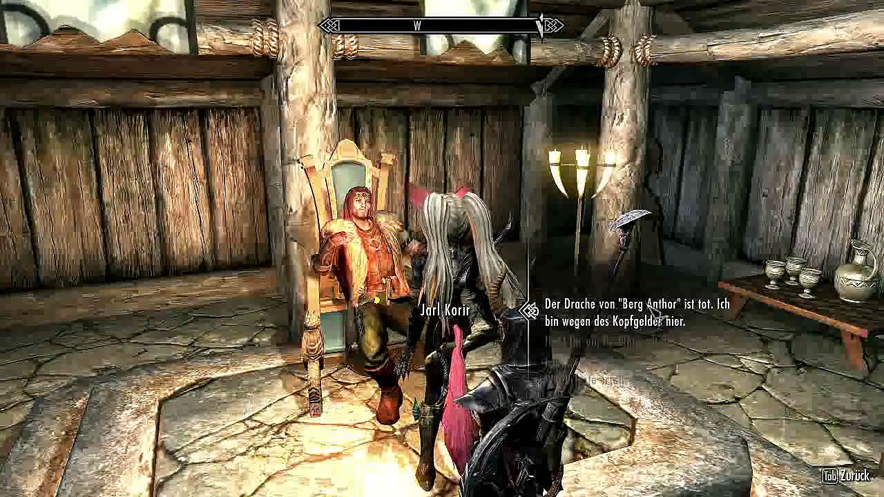 TESV Skyrim Tia  Ellie und Bernstein Der Drache am Berg Anthor 2v2 2015-03-27 20-06-24-09