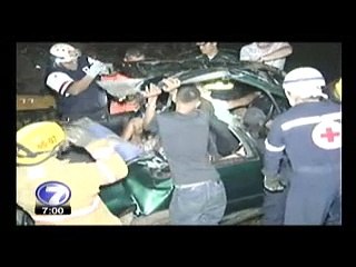 El exceso de velocidad causa un accidente en ruta 32