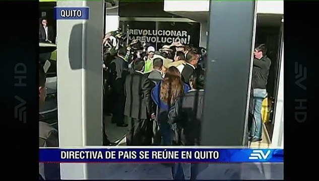 Directiva de Alianza PAIS analiza en Quito varios temas