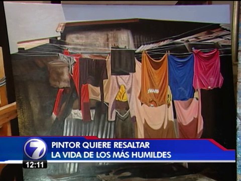 Una exposición de arte resalta los rostros de la pobreza extrema