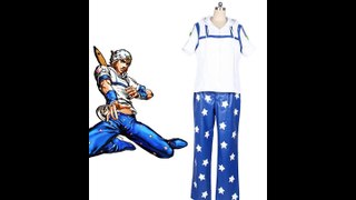 JoJo's Bizarre Adventure Johnny Joestar Cosplay Costume-Eshopcos