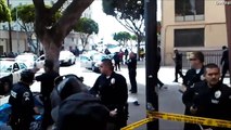 LAPD shooting of homeless man is caught on video. Illuminati Freemason Symbolism.