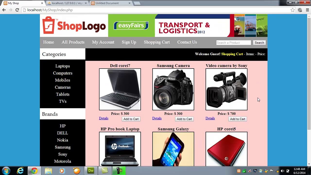 L20-E-Commerce website in PHP & MySQL in Urdu-Startupspk