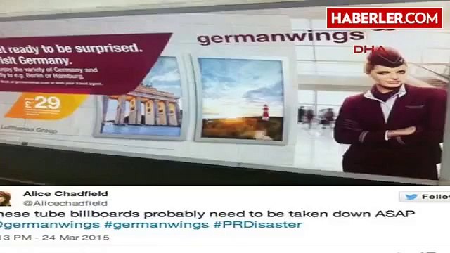Germanwings, Reklamını Değiştirdi