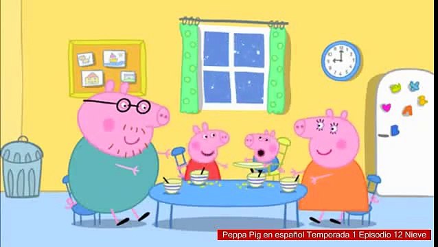 Peppa Pig en español Temporada 1 Episodio 12 Nieve