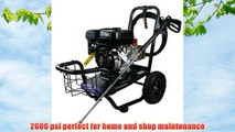 Campbell Hausfeld PW2675 2600 PSI 6 HP Subaru Robin Gas Powered Pressure Washer With 25-Foot