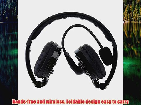 Patuoxun Foldable Stereo Bluetooth Headphones with Boom MIC Microphone Noise Canceling Earphones for iPhone 6 6 Plus iPh
