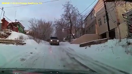 Russian winter drifting