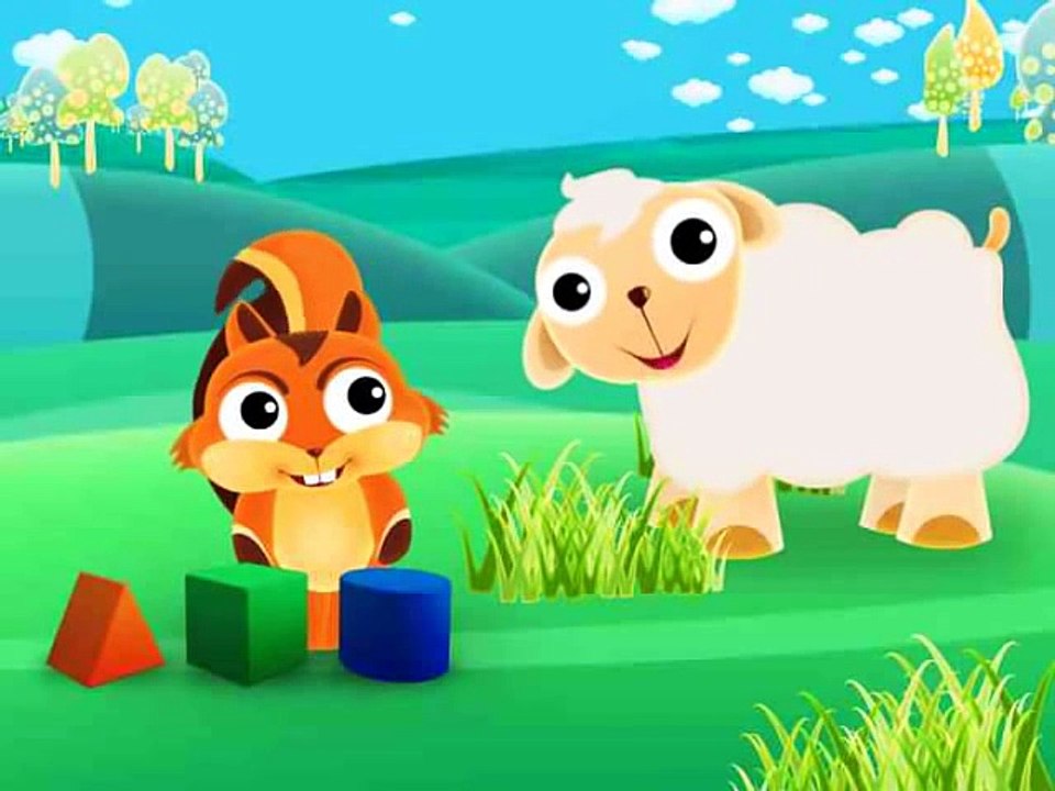 Cartoon squirrel animation for babies