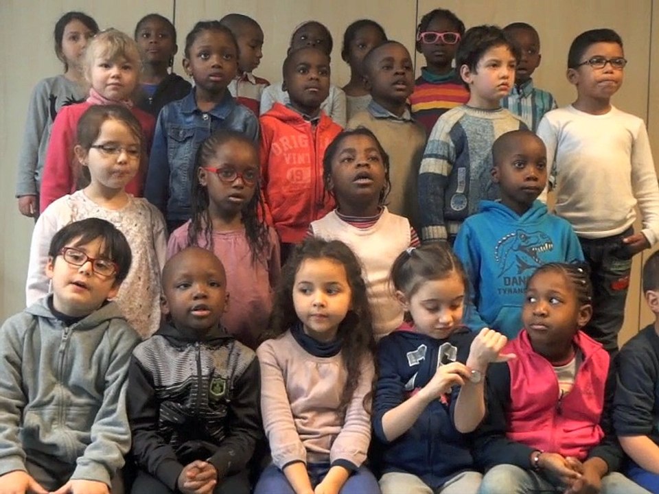 les "Grande section" de l'école Emile Bollaert, Paris