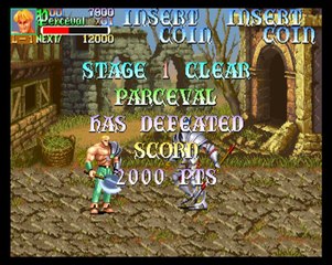 1 crédit c'est la vie !! Knight of the round (Arcade)