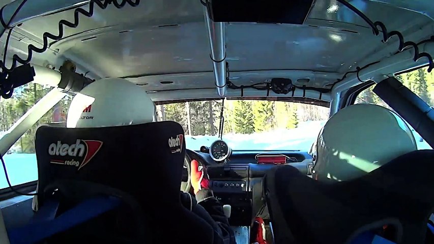 Rally Co-pilot finishes the race strapped to the hood : crazy! - Vidéo  Dailymotion