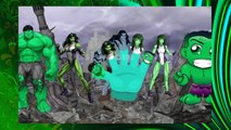 Hulk Cartoon Finger Family Nursery Rhymes - Hulk Finger Family Cartoon Rhyme for Chi
