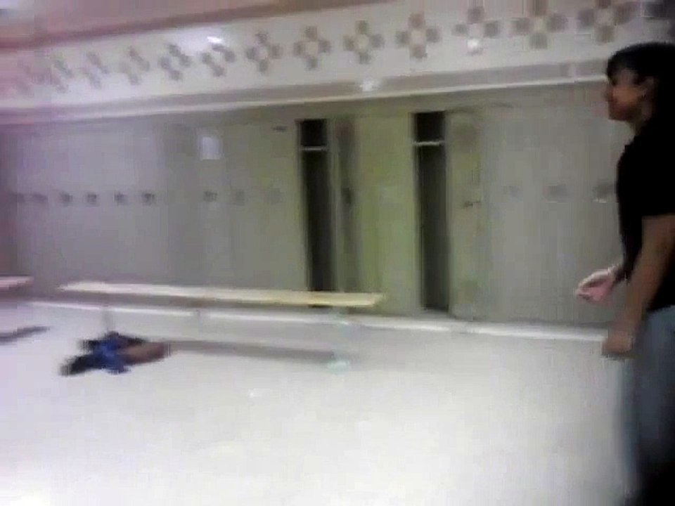 Bathroom fight
