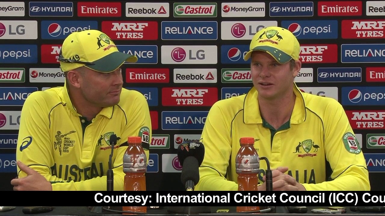 2015 WC IND vs AUS Steve Smith on thrashing India out of WC