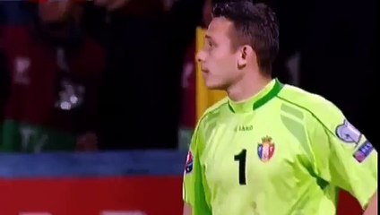 Zlatan Ibrahimovic Funny Goal Moldova 0-1 Sweden 2015