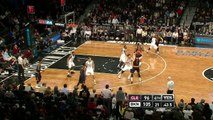 LeBron James Alley-oop Dunk - Cavaliers vs Nets - March 27, 2015 - NBA Season 2014-15