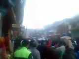 Celebrations in Kashmir after India's Defeat against Australia in World Cup Semi Final
