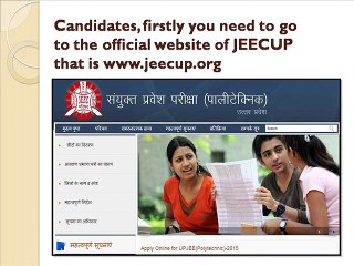 How To Download Online UP Polytechnic JEECUP Admit Card 2015 PDF