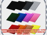 XCSOURCE? 24in1 12 PCS Graduated ND2 ND4 ND8 ND16   12 PCS Square Full Color Filter   2pcs