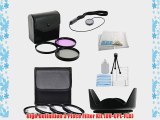 SSE 7PC 58mm Filter Set For the Canon EOS Rebel T5i T4i 650D T3i T2i SL1 60D 70D. 700D XS XSi