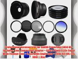 Professional Accessory Kit for CANON PowerShot SX50 HS - Includes: Lens Conversion Adapter