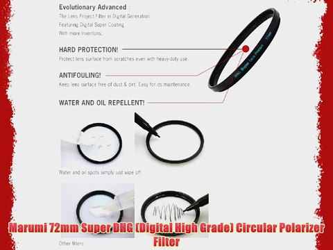 Marumi 72mm Super DHG (Digital High Grade) Circular Polarizer Filter