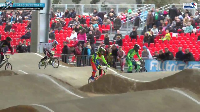 REPLAY MANCHES QUALIFICATIVES 2 SAMEDI MATIN LIVE COUPE DE FRANCE BMX À SAINT-QUENTIN EN YVELINES 28 MARS 2015