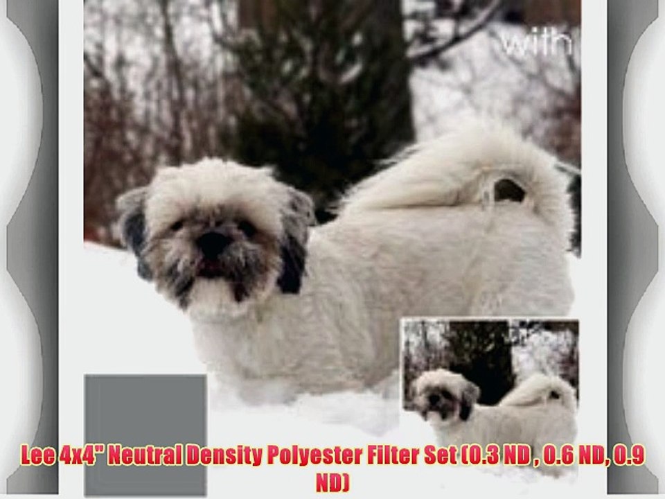 Lee 4x4 Neutral Density Polyester Filter Set (0.3 ND  0.6 ND 0.9 ND)