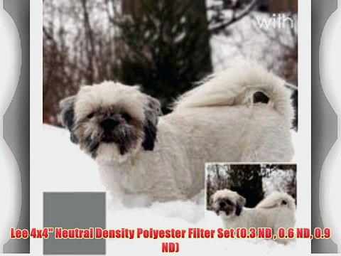 Lee 4x4 Neutral Density Polyester Filter Set (0.3 ND 0.6 ND 0.9 ND)