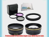 Lens and Filter Kit for CANON VIXIA HF M52 HF M50 HF M500 HF M41 HF M40 HF M400 HD Camcorders