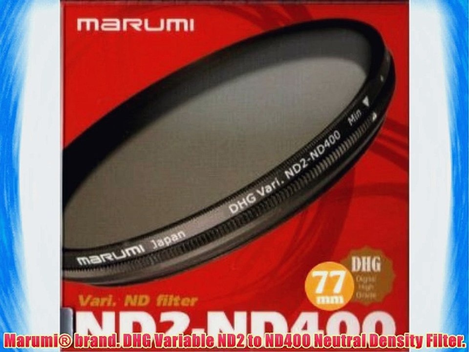 Marumi 67mm 67 DHG Vari ND ND2 to ND400 400 Neutral Density Fader Filter Japan Digital High