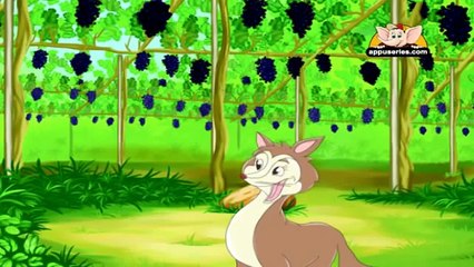 Aesop Tales in Hindi - Sour Grapes