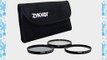 Zykkor 67mm Pro Slim CPL - MC UV - ND 0.6 Filter Kit with Deluxe Pouch