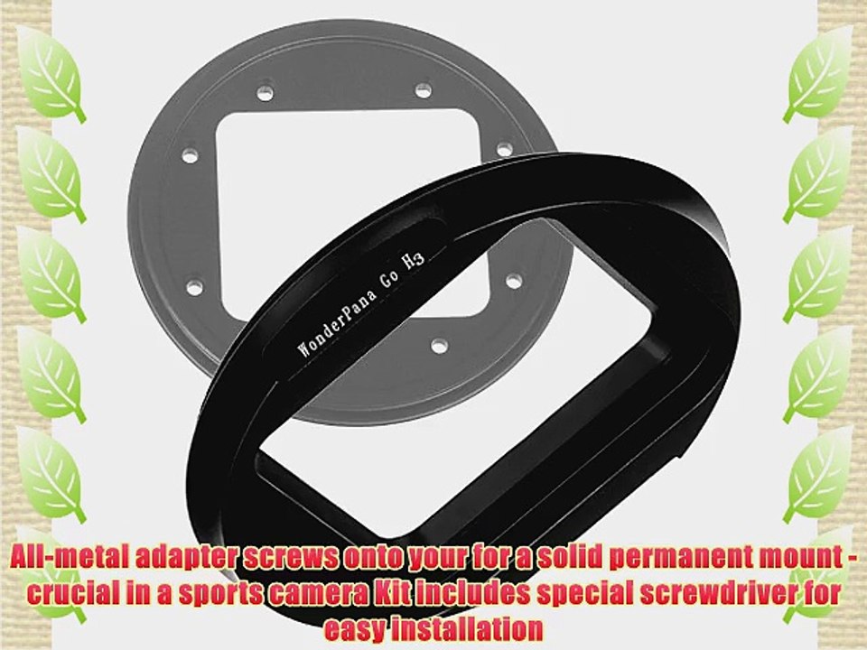 Fotodiox Pro WonderPana Go with 58mm Step-Up Ring Kit - GoTough Filter Adapter System for GoPro