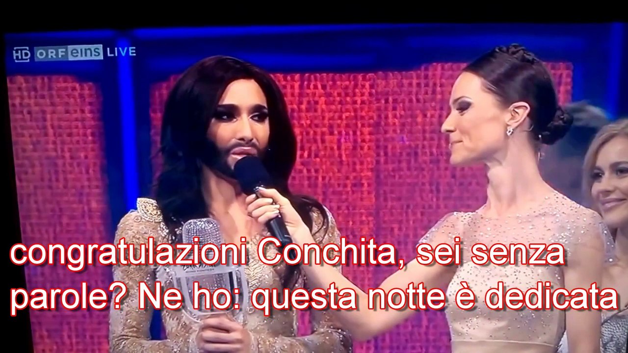 Conchita Wurst- su - RoxyReporter - di RoxyBarTV di Red Ronnie - by Perentin Giuliano