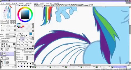 My Little Pony - SpeedPaint: Rainbow Dash #02