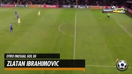Zlatan marcó gol 'sin querer queriendo'