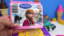 Queen Elsa Princess Anna Playdoh DohVinci DIY Disney Frozen Sticker Box Toy Play Doh Vinci Fun Craft