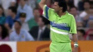Batsman Shivering while Imran Khan Bowling