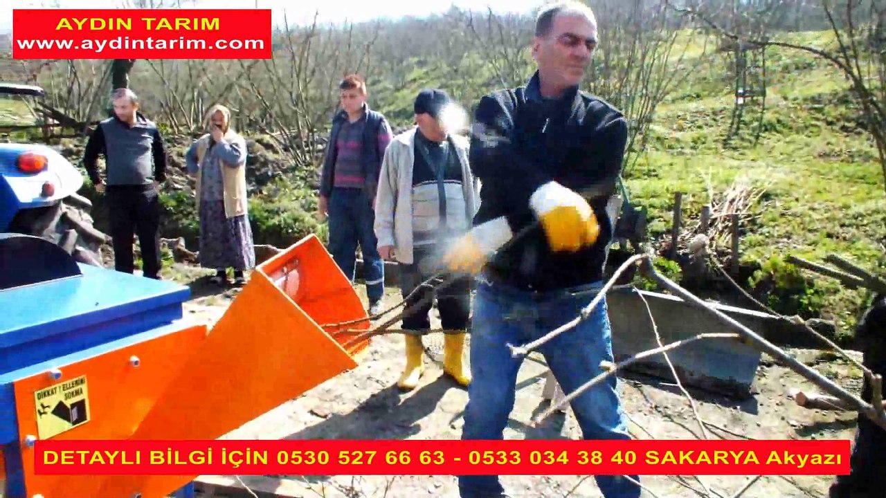 Traktör arkası dal öğütme