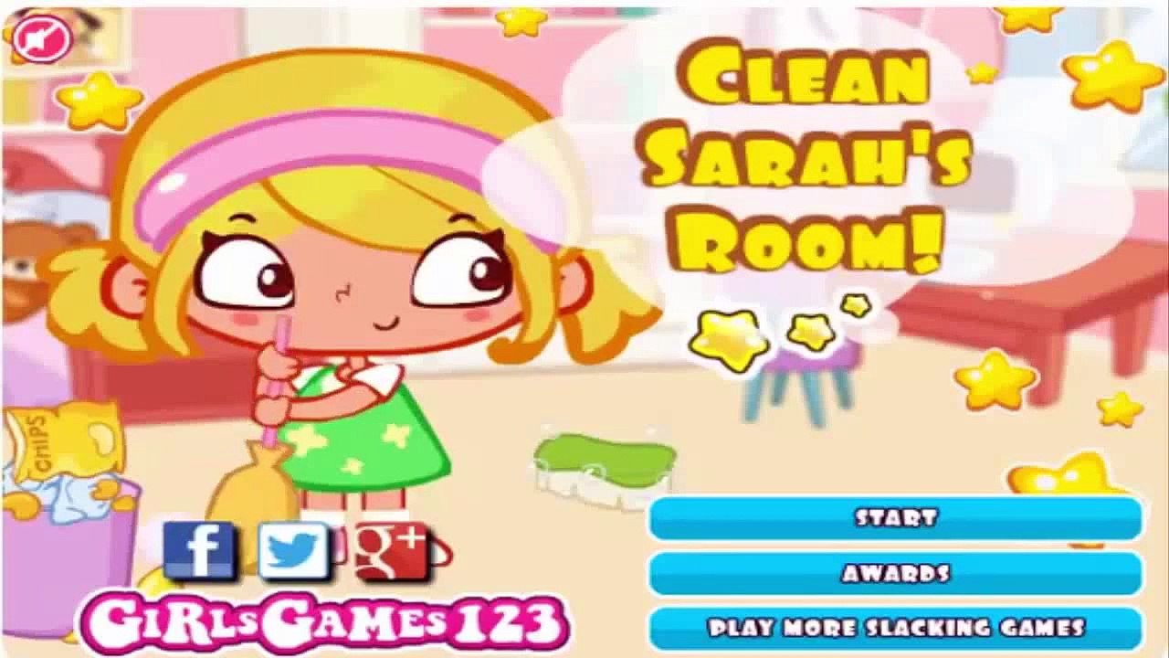 《〒》♣ Puzzle games - Clean Sarahs room for kids