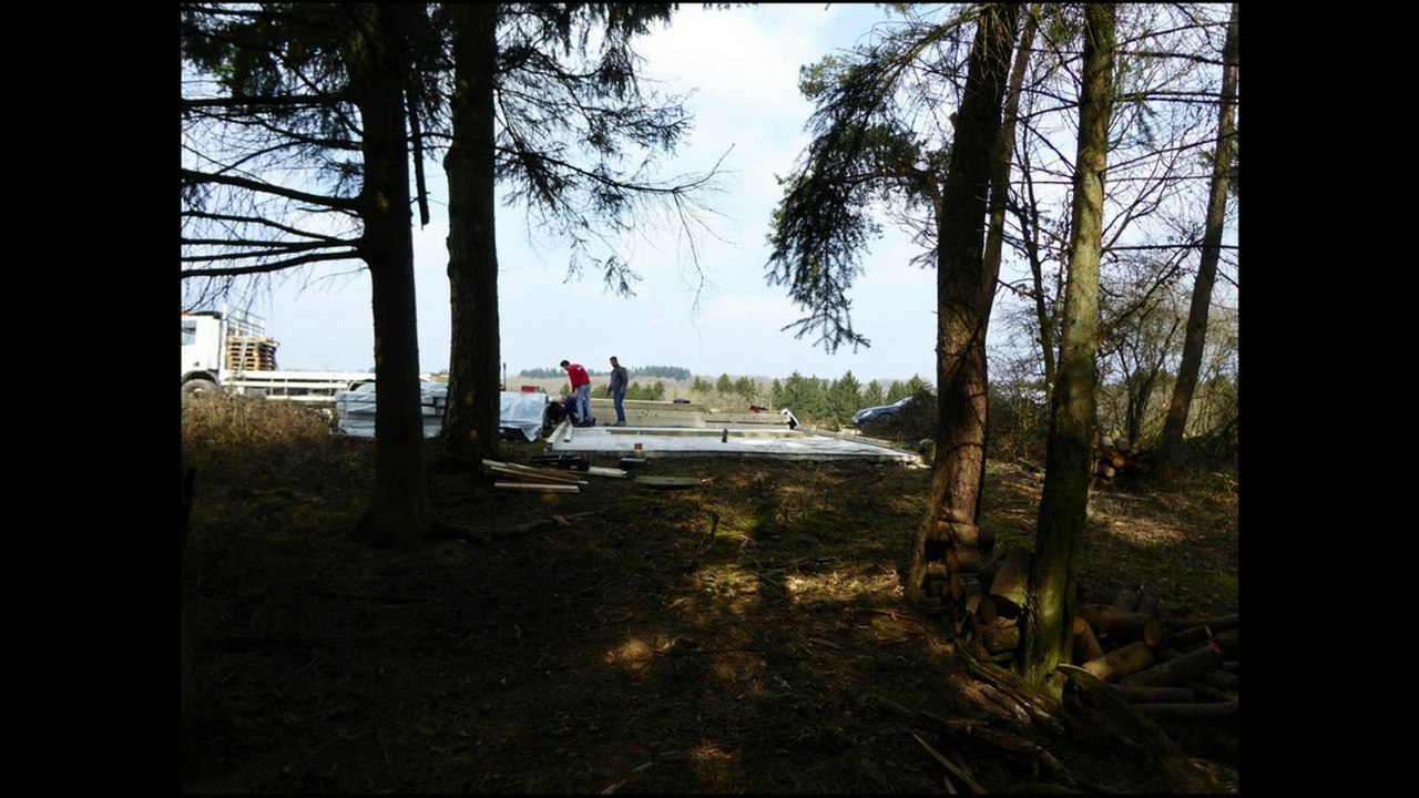 Chalet  montage en mars 2015