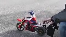 The Mini Racer Bike is going with High Speed By Remote Controll Balance