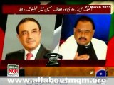 Altaf Hussain Phones Zardari, Discusses Pakistan’s Stance On Yemen Situation