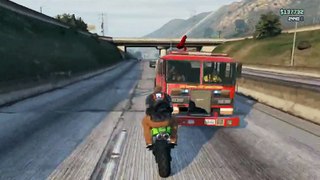 GTA 5 Online - MOTORCYCLE CHALLENGE! (Funny Moments)