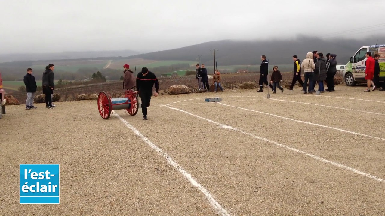 Parcours sportif des sapeurs-pompiers à Balnot-sur-Laignes