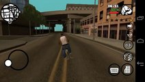 Jogo Gta San Andreas no Moto E-Android