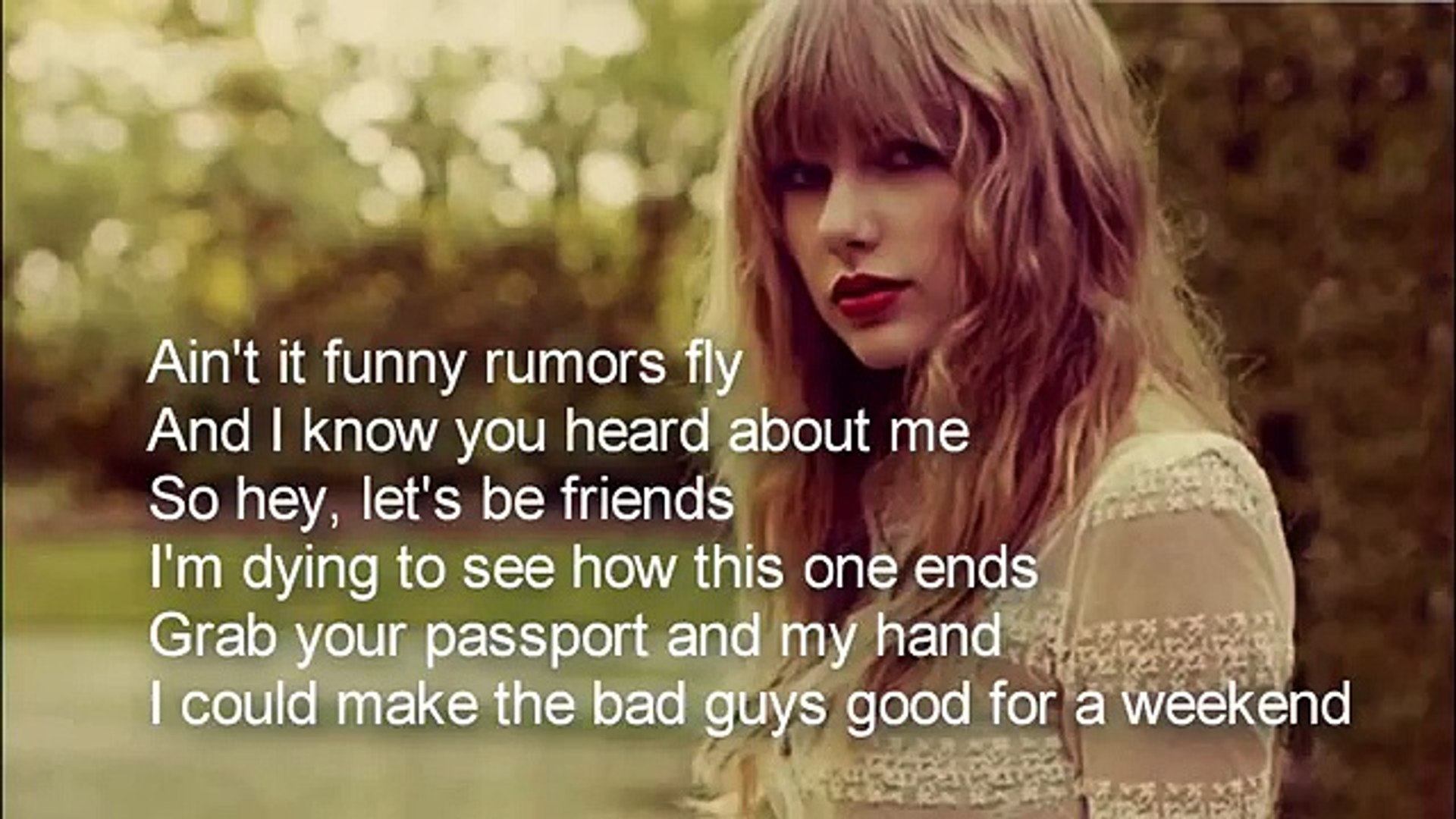 Taylor Swift Blank Space Lyrics Video Dailymotion
