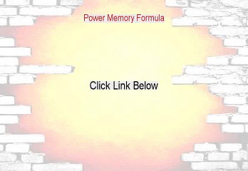 Power Memory Formula Free Download Power Memory Formulapower memory formula